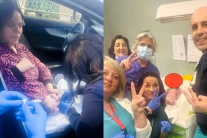 bimba partorita nel parcheggio della clinica