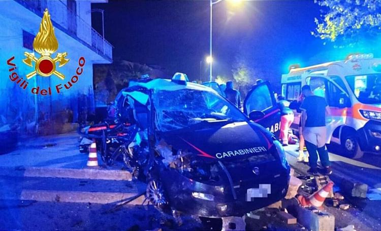 Incidente mortale per due Carabinieri