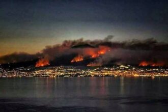 Vesuvio in fiamme