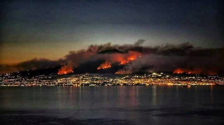 Vesuvio in fiamme