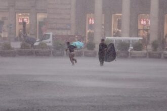 Bomba d'acqua su Roma